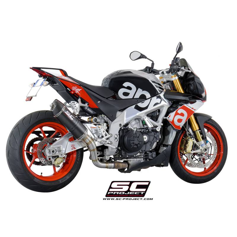 Silencieux Aprilia Tuono V4 15-16 / SC Project Carbone