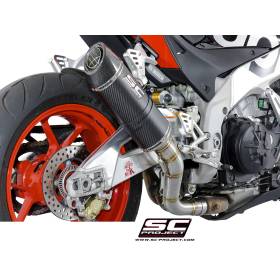 Silencieux Aprilia Tuono V4 15-16 / SC Project Carbone