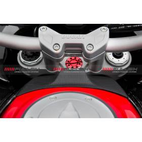 CACHE RESERVOIR EN CARBONE DUCATI MULTISTRADA 1200 - 1260 - FULLSIX CARBON