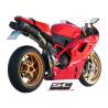 Silencieux Ducati 1098R - SC Project Ovale Noir