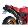 Silencieux Ducati 1098S - SC Project Ovale Noir