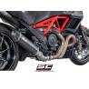 Silencieux Ducati Diavel - SC Project Ovale Carbone