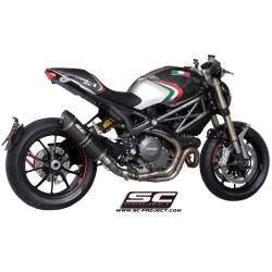 Silencieux Ducati Monster 1100 EVO - SC Project Noir