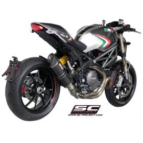Silencieux Ducati Monster 1100 EVO - SC Project Carbone