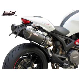 Silencieux Ducati Monster 796 - SC Project Carbone