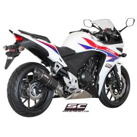 Silencieux Honda CBR500R 12-16 / SC Project Carbone