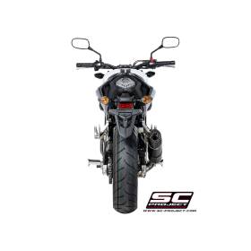 Silencieux Honda CBR500R 17-18 / SC Project Oval Carbone