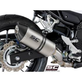 Silencieux Honda CB500X - SC Project Oval Titane