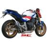 Silencieux Honda CB600F Hornet - SC Project Oval Titane