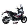 Silencieux Honda X-ADV 750 - SC Project Oval Titane