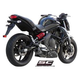 Silencieux Kawasaki ER6F 05-11 / SC Project Oval Noir