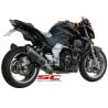 Silencieux Kawasaki Z1000 07-09 / SC Project Oval Noir