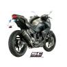 Silencieux Kawasaki Z300 - SC Project Oval Carbone