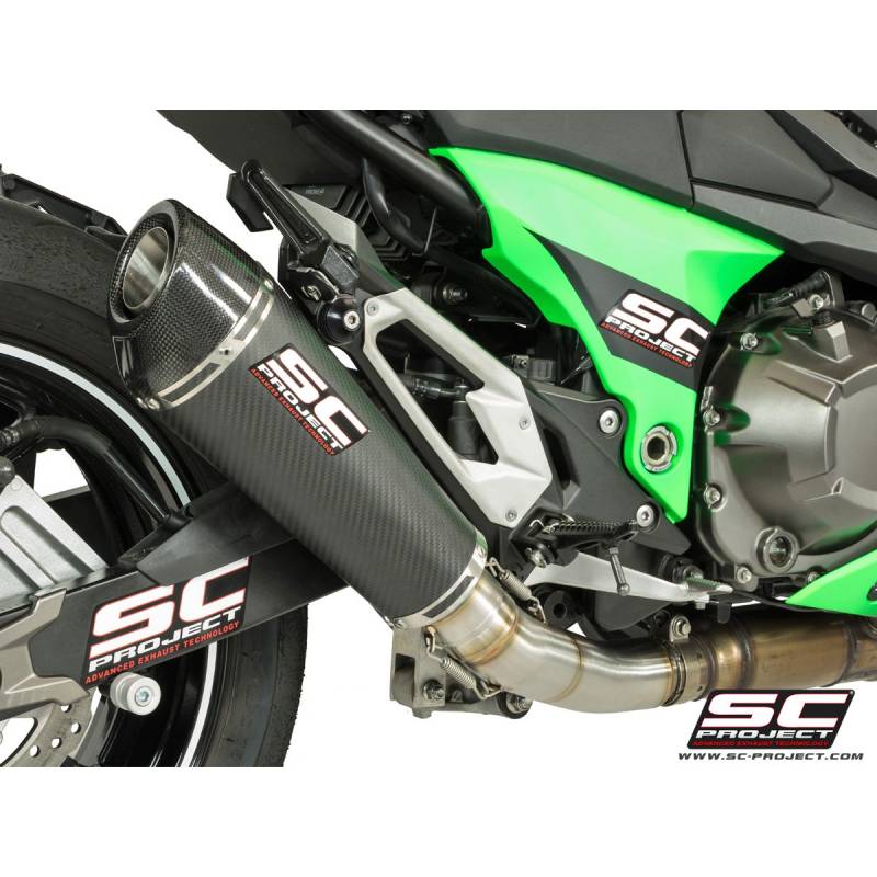 Silencieux Kawasaki Z800 - SC Project Conico Carbone