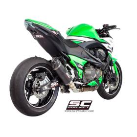 Silencieux Kawasaki Z800 - SC Project Oval Carbone