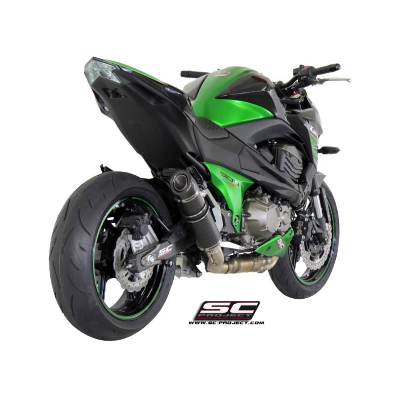 Silencieux Kawasaki Z800 - SC Project GP-TECH Carbone