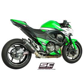 Silencieux Kawasaki Z800E - SC Project Oval Carbone