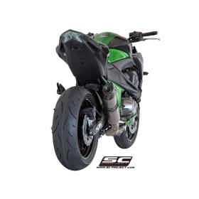 Silencieux Kawasaki Z800E - SC Project Oval Titane