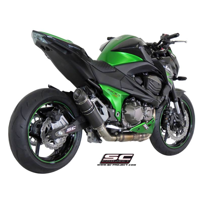 Silencieux Kawasaki Z800E - SC Project GP-TECH Carbone