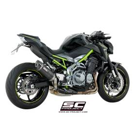 Silencieux Kawasaki Z900 - SC Project Oval Carbone