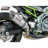 Silencieux Kawasaki Z900 - SC Project Oval Titane