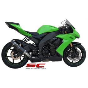 Silencieux Kawasaki ZX10R 08-10 / SC Project Oval Noir