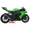 Silencieux Kawasaki ZX10R 08-10 / SC Project Oval Noir