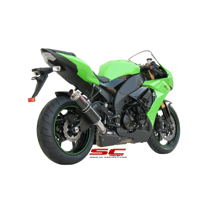 Silencieux Kawasaki ZX10R 08-10 / SC Project GP Carbone