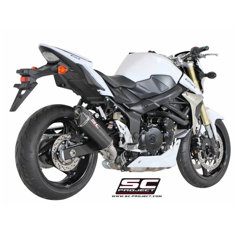 Silencieux Suzuki GSR750 - SC Project Conic Carbone