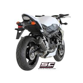 Silencieux Suzuki GSR750 - SC Project Conic Carbone