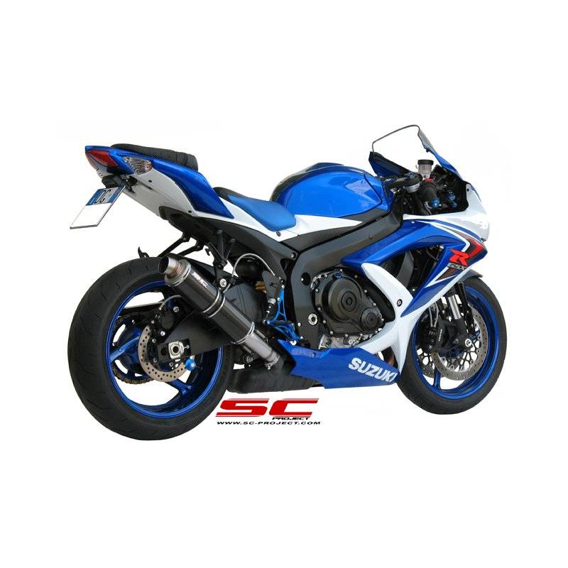 Silencieux Suzuki GSXR600 08-10 / SC Project GP Carbone