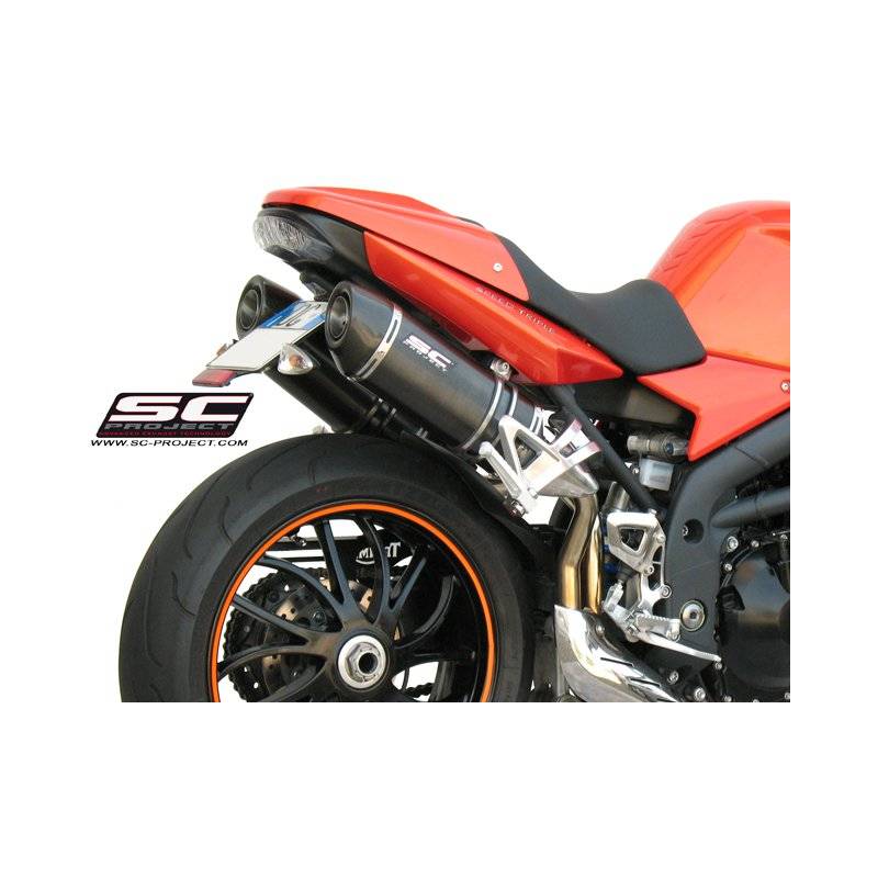 Silencieux Speed Triple 1050 05-06 / SC Project Carbone