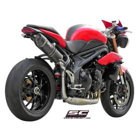 Silencieux Speed Triple 1050 11-15 / SC Project Haut Noir