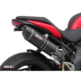 Silencieux Speed Triple 1050 11-15 / SC Project Haut Carbone