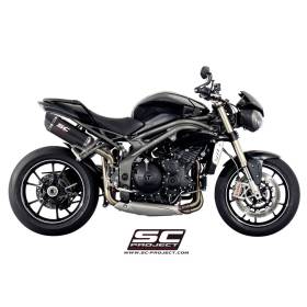 Silencieux Triumph Speed Triple 1050 16-17 / SC Project Carbone