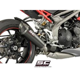 Silencieux Speed Triple 1050 16-17 / SC Conic bas Carbone