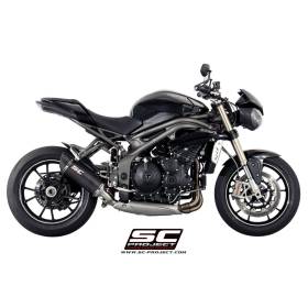 Silencieux bas Speed Triple 1050 16-17 / SC Project Carbone