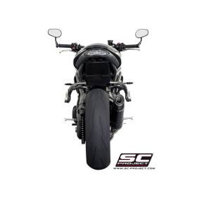 Silencieux bas Speed Triple 1050 16-17 / SC Project Carbone