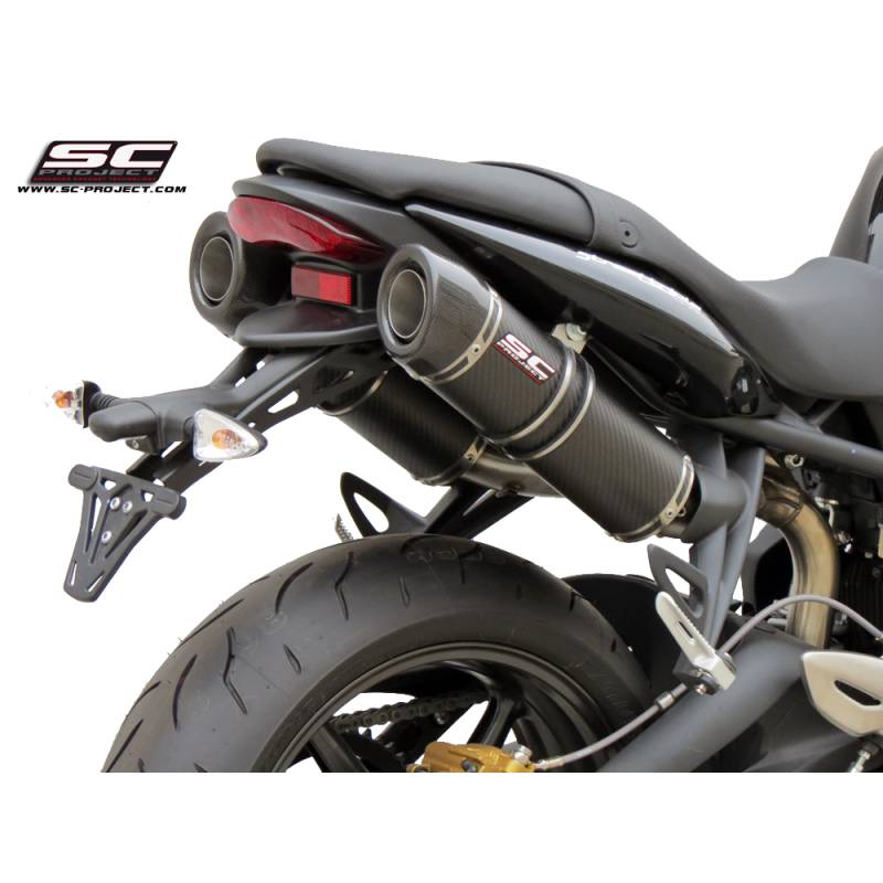 Silencieux Triumph Street Triple 675 07-12 / SC Project GP-TECH