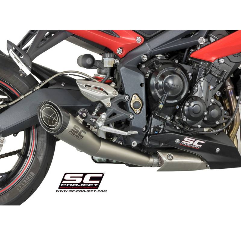 Silencieux Triumph Street Triple 675 13-16 / SC Project S1