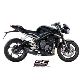 Silencieux Triump Street Triple 765 - SC Project SC1-R Carbone