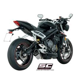 Silencieux Triump Street Triple 765 - SC Project SC1-R Titane