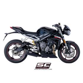 Silencieux Triump Street Triple 765 - SC Project SC1-R Noir