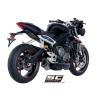 Silencieux Triump Street Triple 765 - SC Project SC1-R Noir