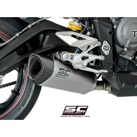 Silencieux Street Triple S 660 - SC Project SC1-R Titane