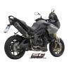 Silencieux haut Triumph Tiger 1050 - SC Project Oval Carbone