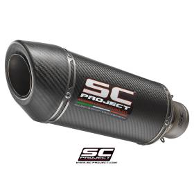 Silencieux haut Tiger Sport 1050 13-16 / SC Project Carbone