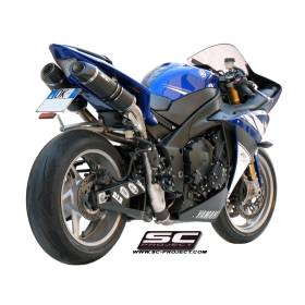 Silencieux Yamaha YZFR1 09-14 / SC Project Oval Noir