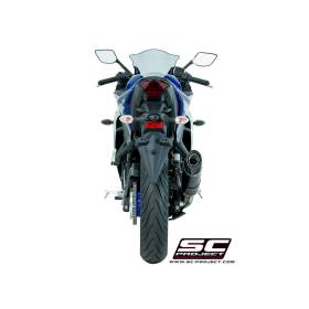 Silencieux YZF-R3 - SC Project Oval Titane