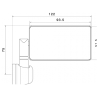 RÉTROVISEUR QUANTUM END RIZOMA BS211B